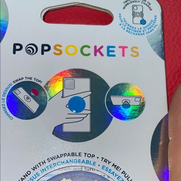 PopSocket Purple PopGrip Phone Cover Accessory - Picture 3 of 5